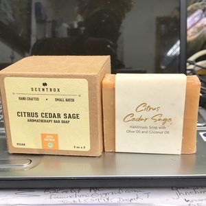 Aromatherapy bar soap